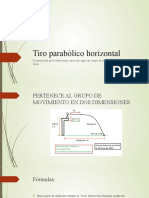 Tiro Parabólico Horizontal