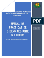 Manual de Practicas de Diseño Mediante SolidWorks