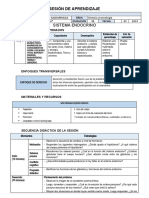 SESIÓN DE APRENDIZAJE Sist Endocrino