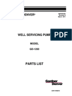 GD-1250 Total Pump Parts List - 300TWC997 - D
