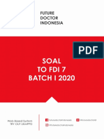 Soal TO FDI 7 Batch I 2020