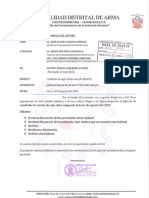 INFORME N° 015 RENDICION DE CAJA  CHICA AGOSTO