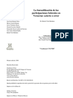 La Bursatilizacion de Las Participaciones Federales en Veracruz-Acierto o Error - COLVER