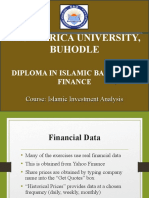 Islamic Investment Analysis