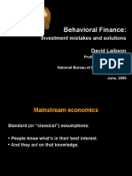 Aarp 2009 Behavioral Finance