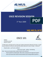 Year 1 OSCE