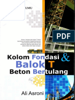 Kolom Pondasi Balok T Beton Bertulang