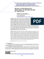 Implemenasi Block Access Pengguna Layanan Internet Dengan Metode Filter Rule Dan Layer 7 Protocol