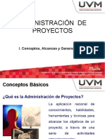 I. Administracion de Proyectos - Conceptualización