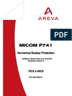 Micom P741: Numerical Busbar Protection