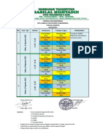 Jadwal Muhadharah