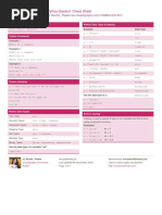 Python Seaborn Cheat Sheet | PDF | Scatter Plot | Regression Analysis