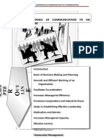 02 - Importance of Communication To An Organisation - 21 August 2013-Print As Was