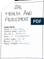 D21DGC721 - Mental Health and Adjustment - DGC-III - PGDGC