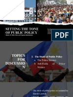 (PPPA) Module 2b - Public Policy