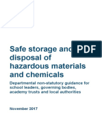 Safe Storage Disposal Chemicals Advice Nov2017