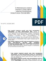 Kebijakan Penilaian Dan Pengusulan Angka Kredit Tahunan & Hasil Kerja Minimal Jabatan Fungsional Peneliti Masa Transisi Brin