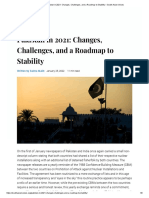 Pakistan in 2021 - Changes, Challenges, and A Roadmap To Stability - South Asian Voices