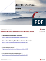 Huawei ICT Academy Operation Guide-ICT Academy Student
