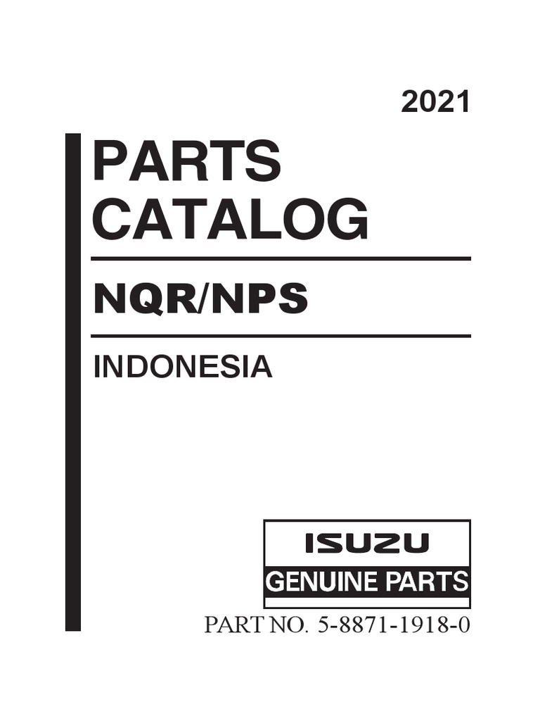 Isuzu NQR/NPS Parts Catalog 2021 | PDF | Truck | Four Wheel Drive