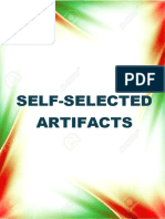 Self Selected Artifacts