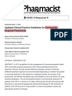 Updated Clinical Practice Guidelines For Community-Acquired Pneumonia