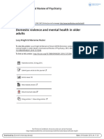 Domestic Violence and Mental Health in Older Adults: International Review of Psychiatry