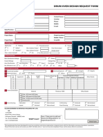 Drum Heating Oven Design Request Form