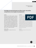 Estratégias de Desenvolvimento em Minas Gerais - Uma Análise Comparada Das Macrorregiões de Planejamento