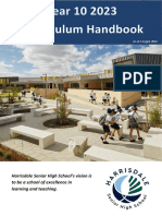 Yr 10 Curriculum Handbook 2023