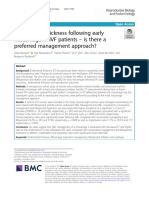 Endometrial Thickness Following Early Miscarriage in IVF Patients - Is There A Preferred Management Approach?