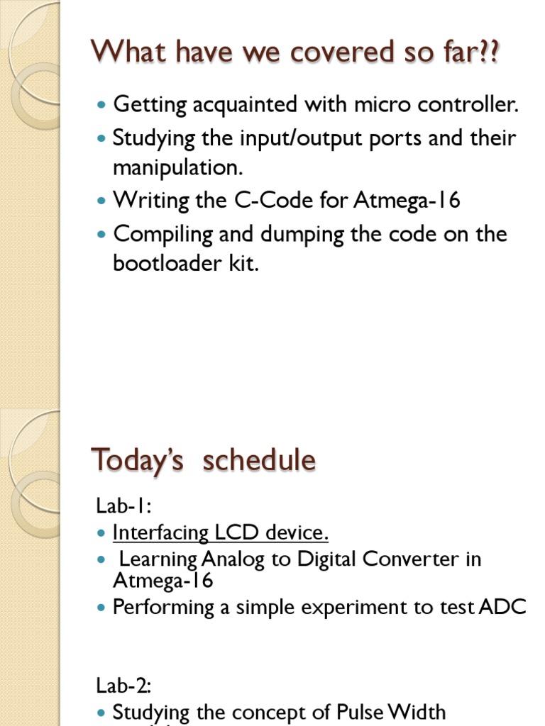 Adc PWM PDF Analog To Digital Converter Electrical Engineering