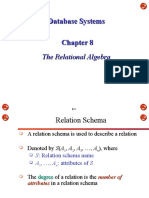 Ch8-Relational Algebra
