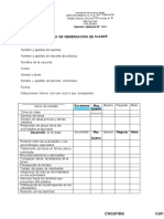 PLANILLA OBSERVACIONES Profesorado Ciencias Naturales