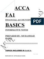 Acca Fa1 Basics