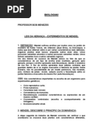 Apostila - Lei de Mendel as