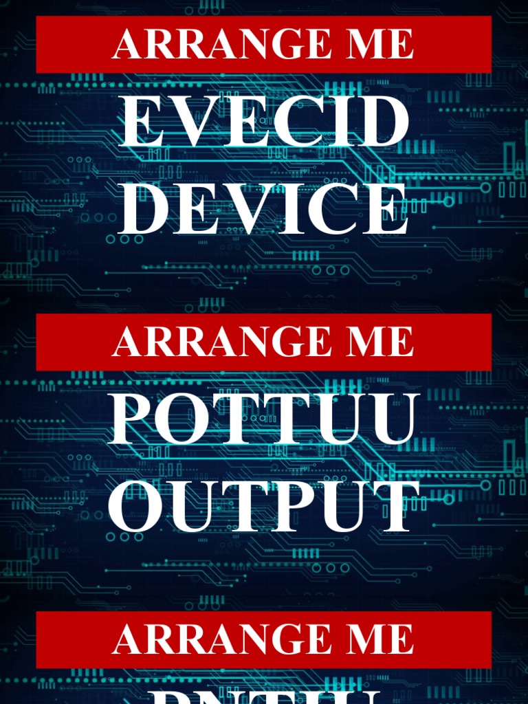 Input and output devices pdf input output information age
