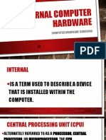 Internal Computer Hardware
