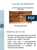 Curso Engenharia Estrutural Madeira