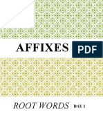 Understanding Root Words and Affixes