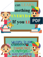 Welcome To Classroom Chart