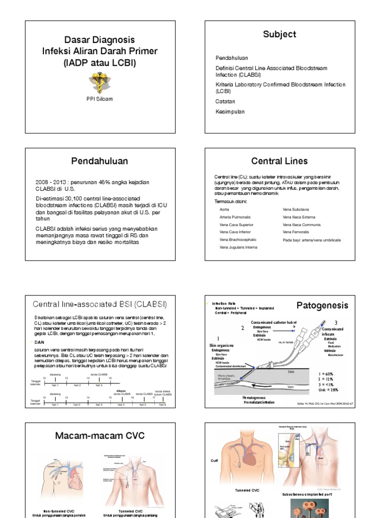 Kriteria dan Pencegahan CLABSI | PDF