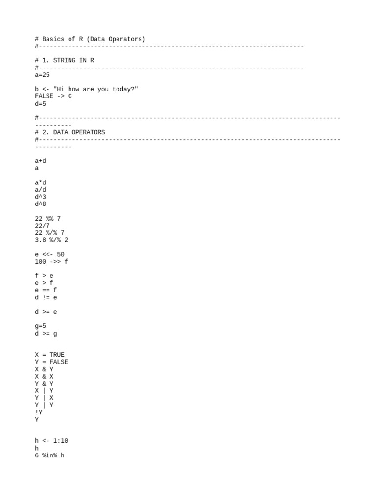 3 Lab R Vectors, List, Matrices, Functions.r PDF Function