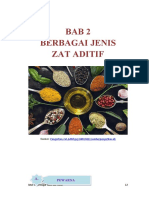 Bab 2 Berbagai Jenis Zat Aditif