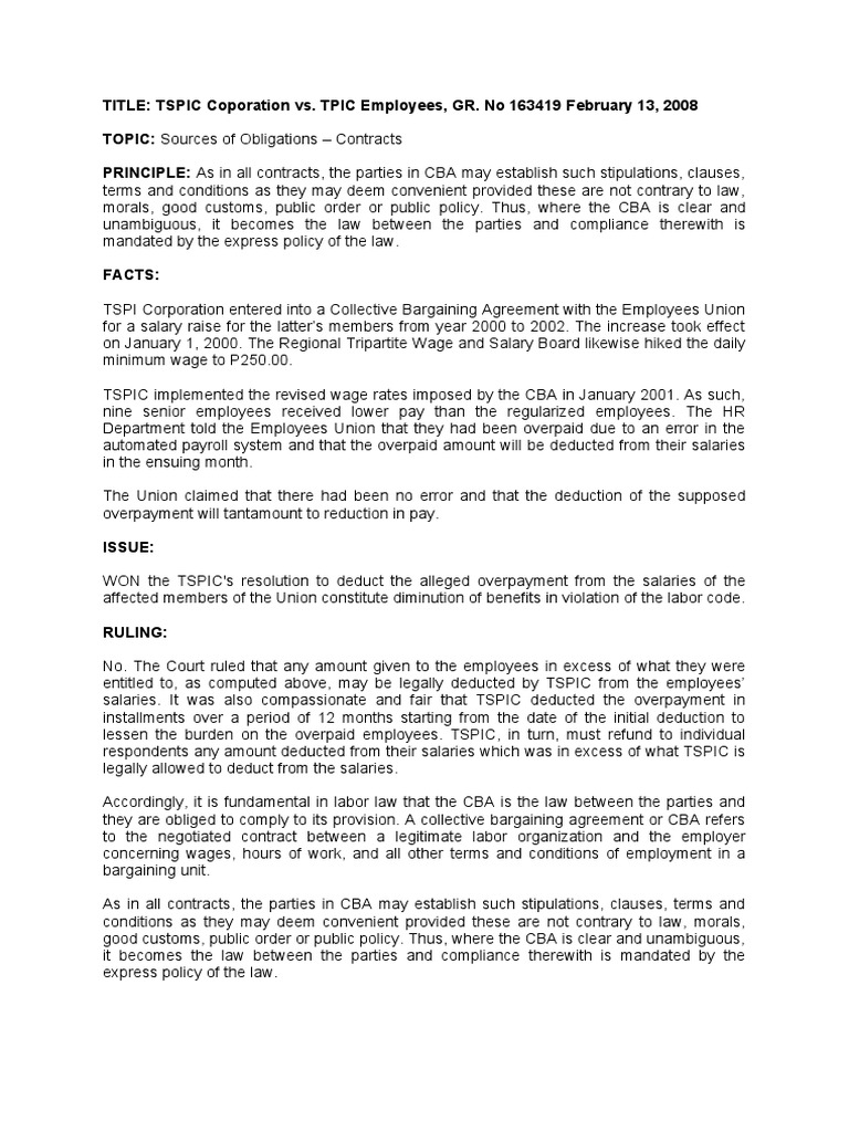 Resolving a Dispute Over Alleged Salary Overpayments in Accordance with