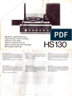 Dual HS 130 Manual