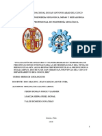 Informe de Riedgos Geologicos