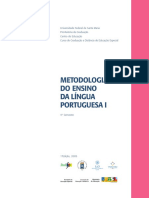 Curso Ed Especial Metodologia Ensino Língua Portuguesa I 1