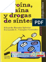 Heroína, Cocaína y Drogas de Síntesis (Psicología Clínica. Guías de Intervención) (Spanish Edition) (Becoña Iglesias, Elisardo, Vázquez González Etc.)