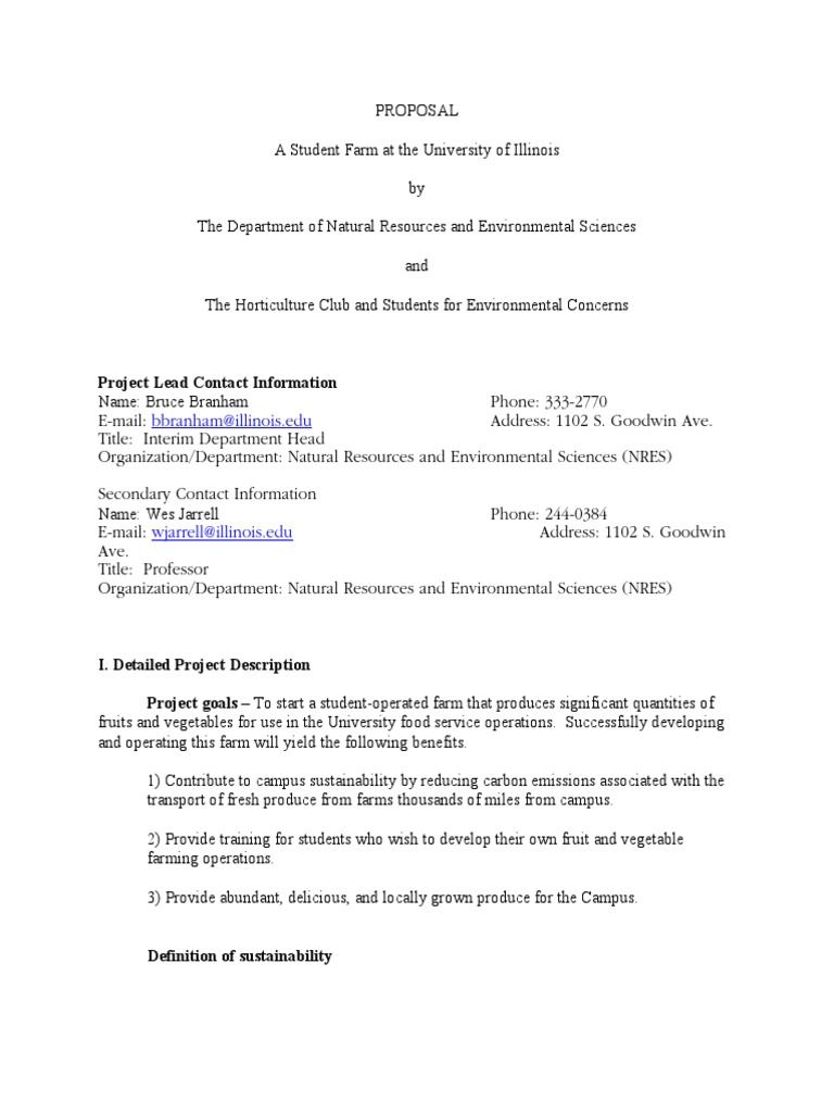 Local foods proposal pdf food industry agriculture